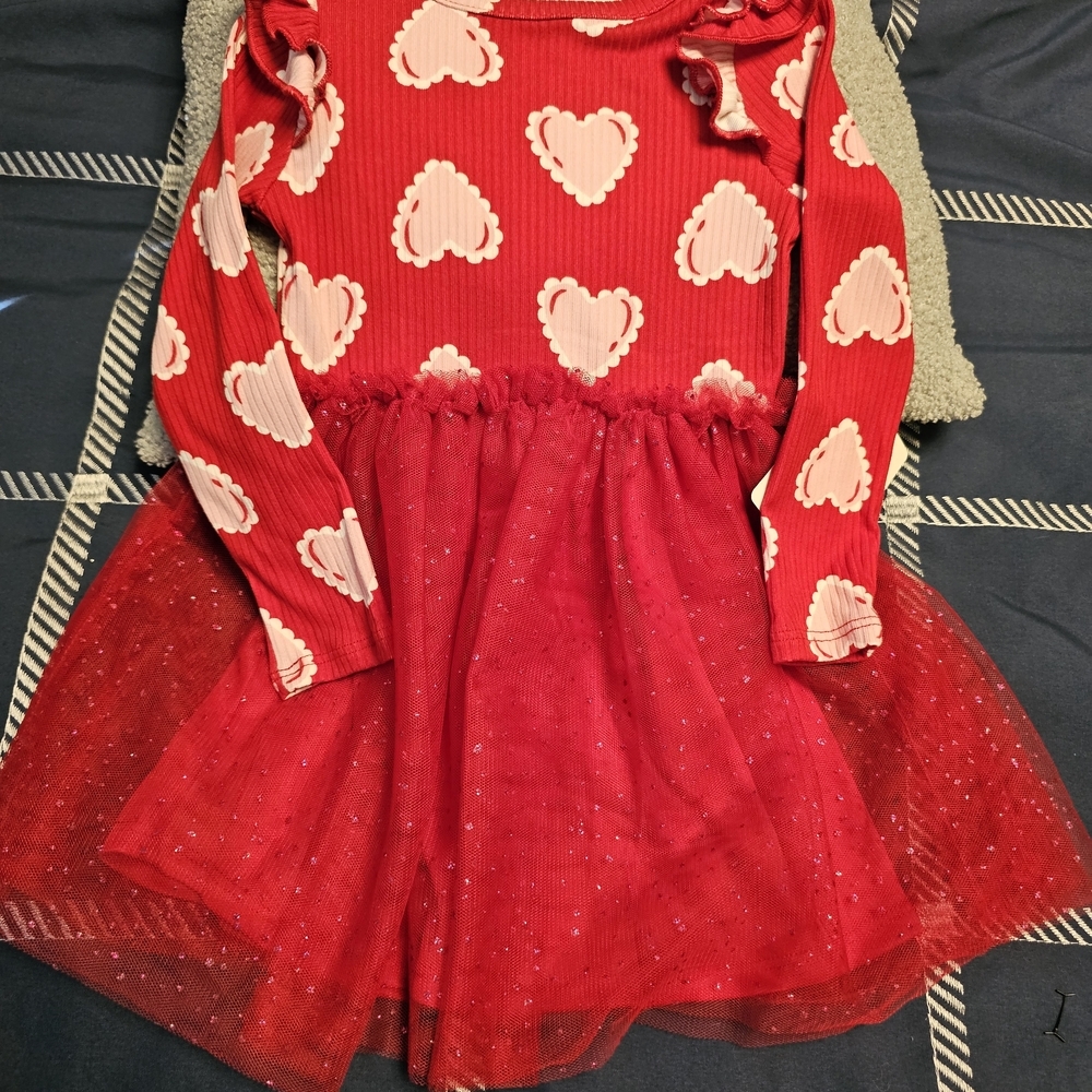Celebrate It Red and Pink Heart Dress (Item # 42,43)